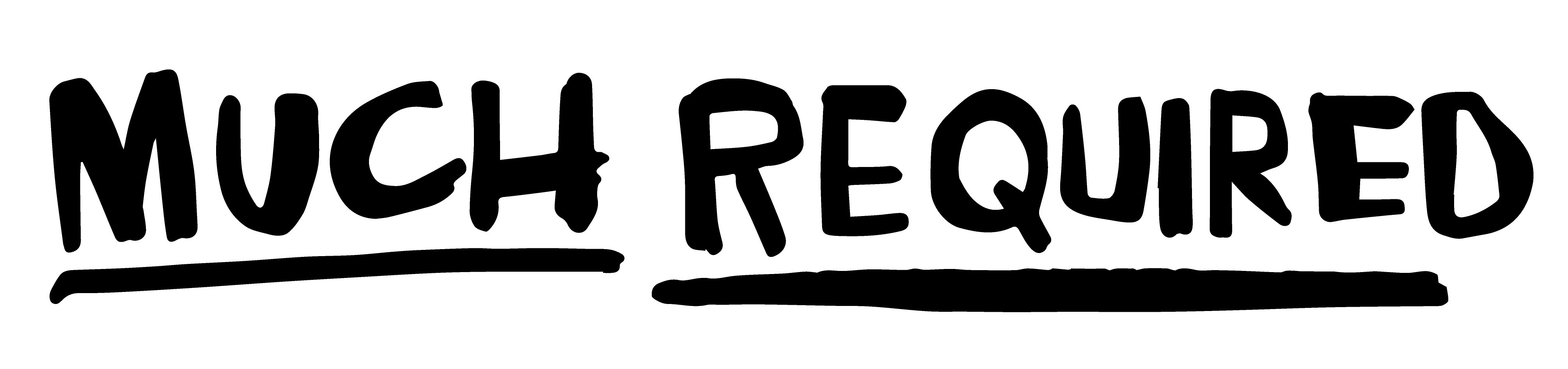 Much Required logo by Jaren Jackson, Jr.